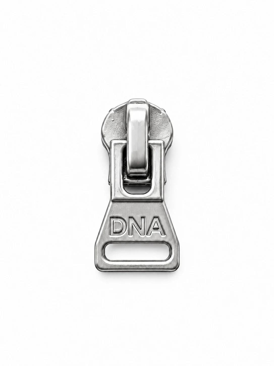 #5 oval-cut flat puller auto- lock slider