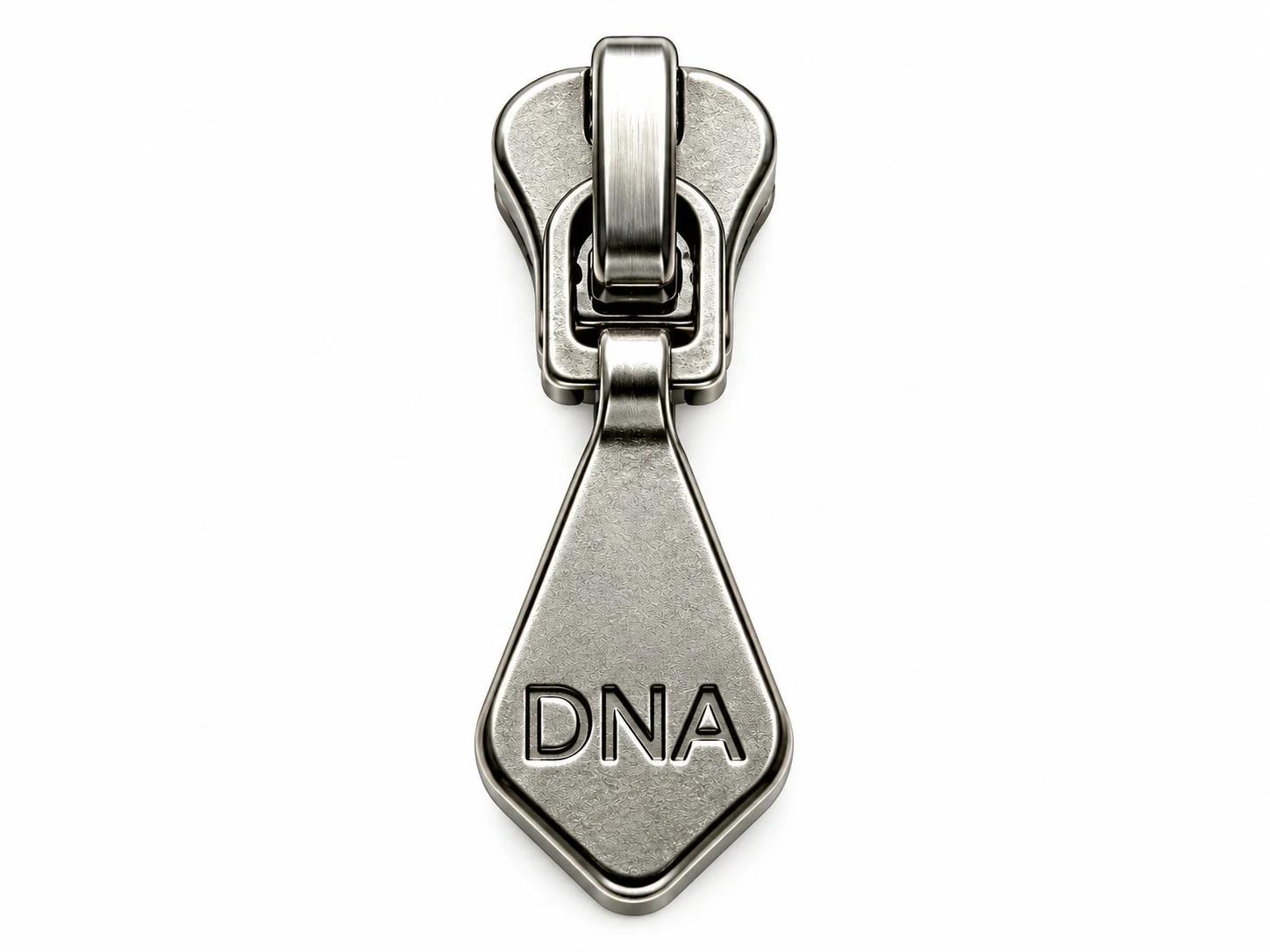 Teardrop / Diamond Pull Tab (Metallic) – Metallic finish model non-lock slider